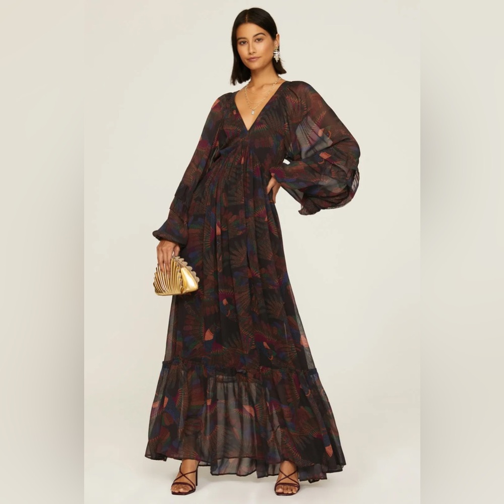FARM Rio Borogodo Toucan Gown
